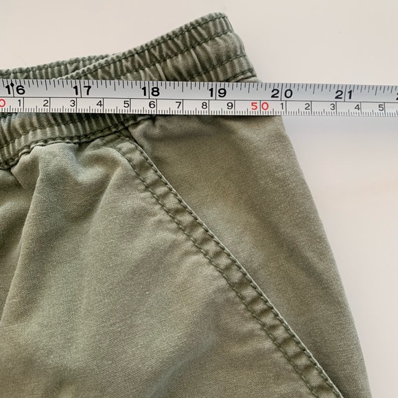 LL Bean 20 Reg. Sun washed Canvas Pants Olive New No Tag - Picture 9 of 12